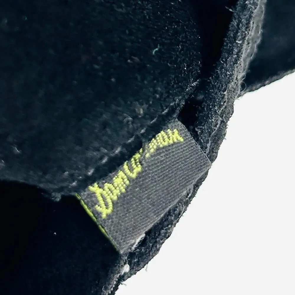 Sam Edelman Black Suede Buckle Detail Sexy Over-The-Knee Boots
